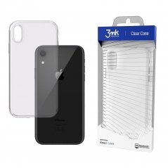 3MK Clear Case Tenký & odolný silikonový kryt pro iPhone XR, transparentní