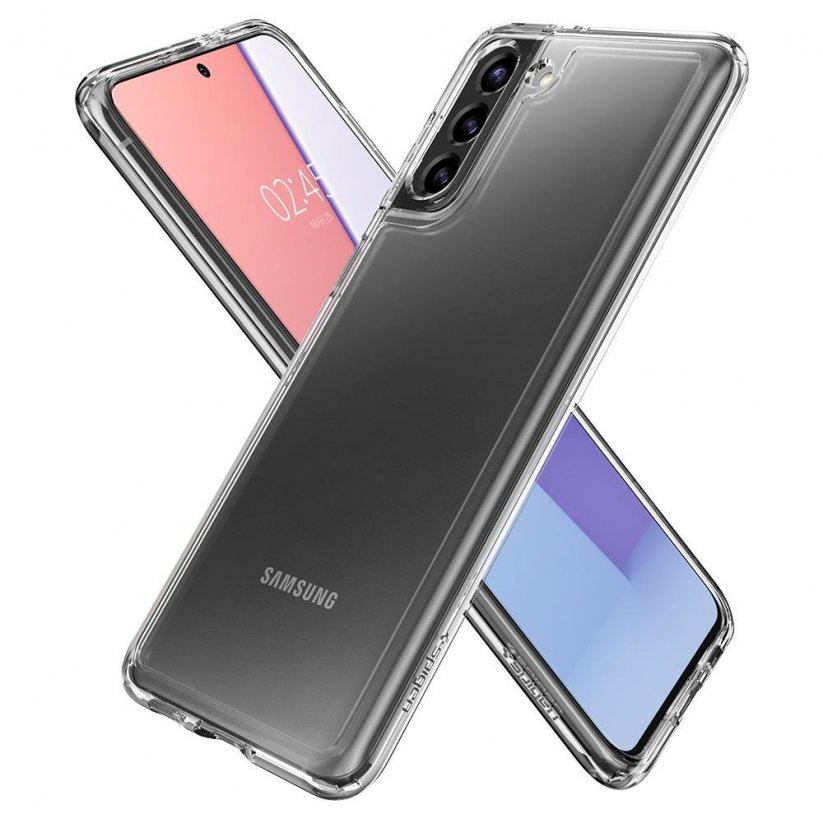 SPIGEN Ultra Hybrid Odolný kryt pro Samsung Galaxy S21, transparentní