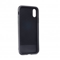 FORCELL Glass Case kryt se skleněnými zády pro iPhone 12 Pro Max, černý