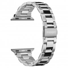 SPIGEN Modern Fit Band kovový řemínek pro Apple Watch 42/44/45/49mm, stříbrný