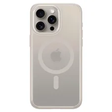 Spigen Ultra Hybrid Mag pouzdro s MagSafe pro iPhone 15 Pro - matný titan přírodní