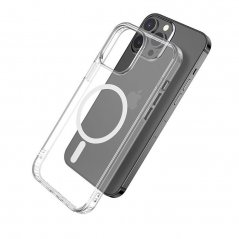 ESTUFF Magnetic Hybrid Clear Case Kryt s MagSafe pro iPhone 13 Pro Max, čirý
