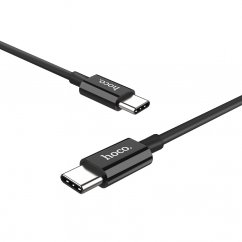 HOCO X23 Datový a nabíjecí kabel USB-C/USB-C a podporou PD, 1.0m, 3A, černá