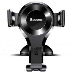 BASEUS SUYL-XP01 Osculum Gravity držák telefonu do auta na palubní desku/sklo, černý