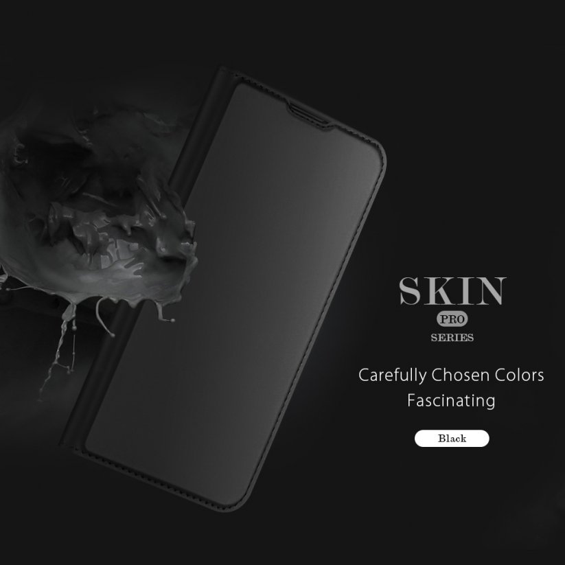 DUX DUCIS SkinPro kryt typu kniha pro iPhone 14 Pro, černý