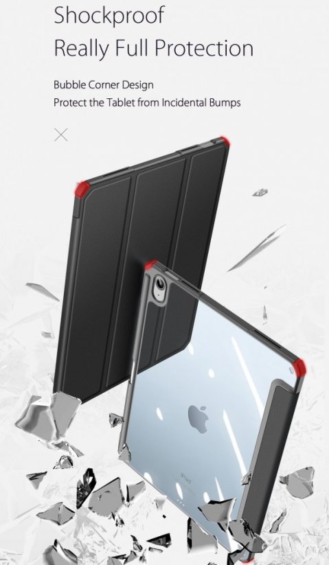 DUX DUCIS Toby Super odolný obal pro iPad 10,9" (10.gen./2022) a Pencil , černý