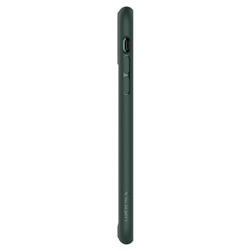 SPIGEN Ultra Hybrid Odolný kryt pro iPhone 11 Pro, zelená/čirá