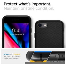 SPIGEN Liquid Air odolný kryt pro iPhone 7/8/SE20/SE22, matně černý