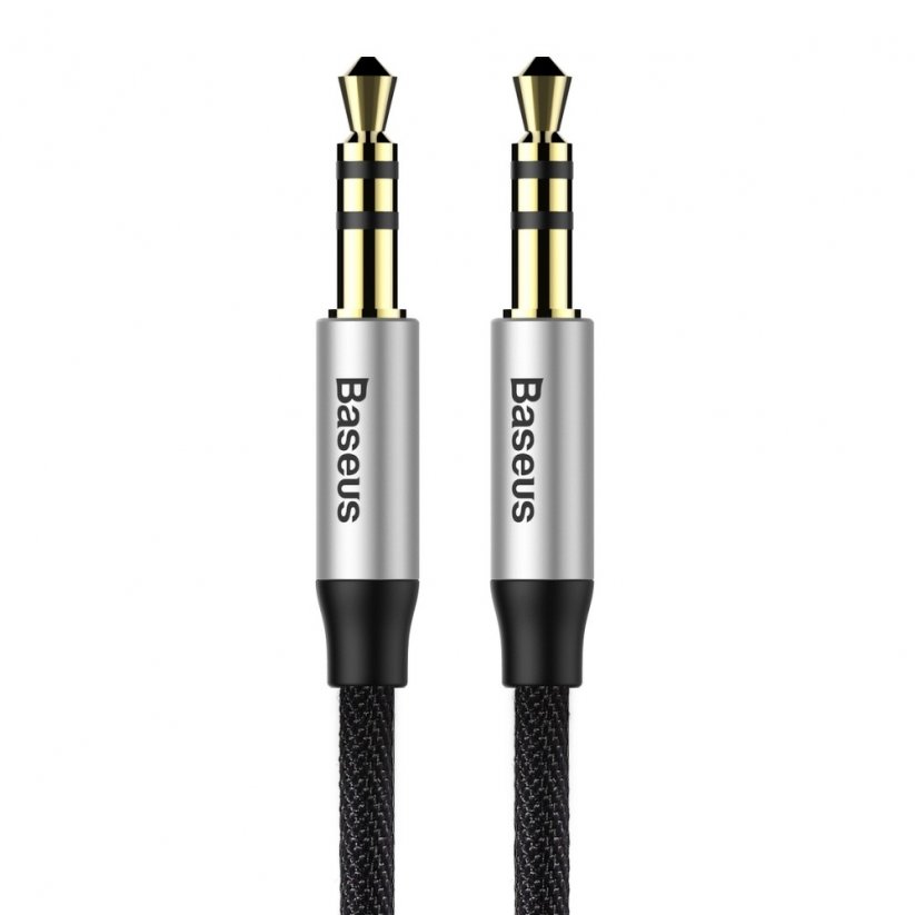 BASEUS Yiven CAM30-CS1 Kabel audio jack/jack 3,5mm (AUX), 1,5m, černý