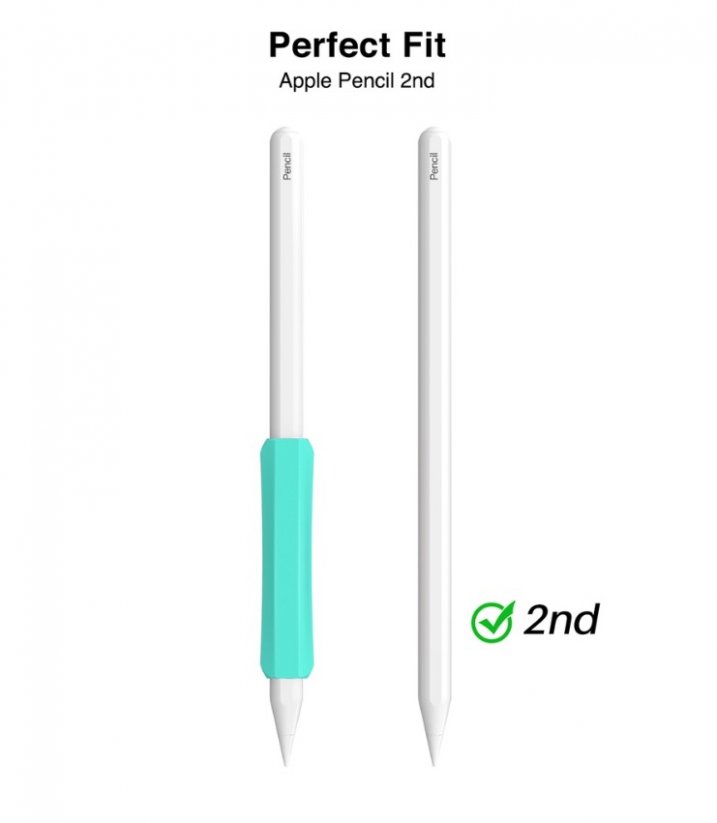 STOYOBE AP-ONE Silikonový grip/držák pro Apple Pencil 1/2, Huawei M-Pencil, bílý