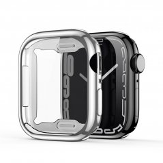 DUX DUCIS Samo 360° TPU kryt pro Apple Watch 7/8 (41mm), stříbrný