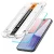 SPIGEN EZ Fit Ochranné sklo 2.5D FULL-COVER 0.3mm pro iPhone 15 Pro Max, montážní rámeček, 2ks