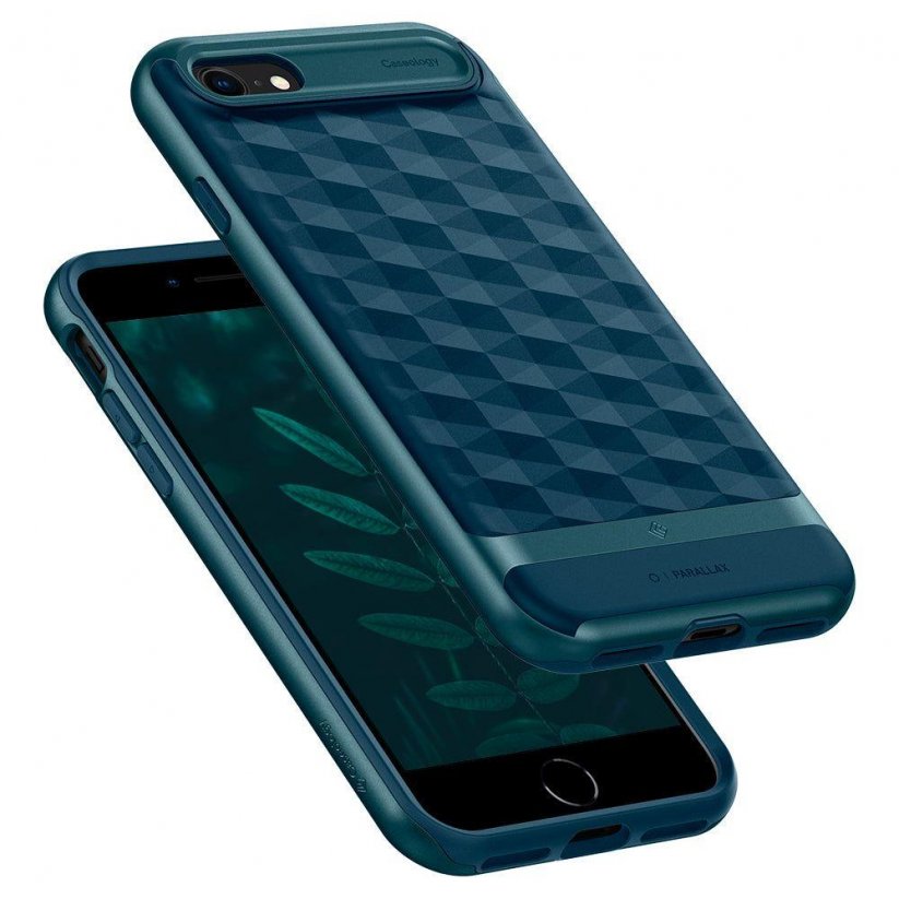 SPIGEN Caseology Parallax Ultra odolný kryt pro iPhone 7/8/SE20/SE22, tmavě modrý