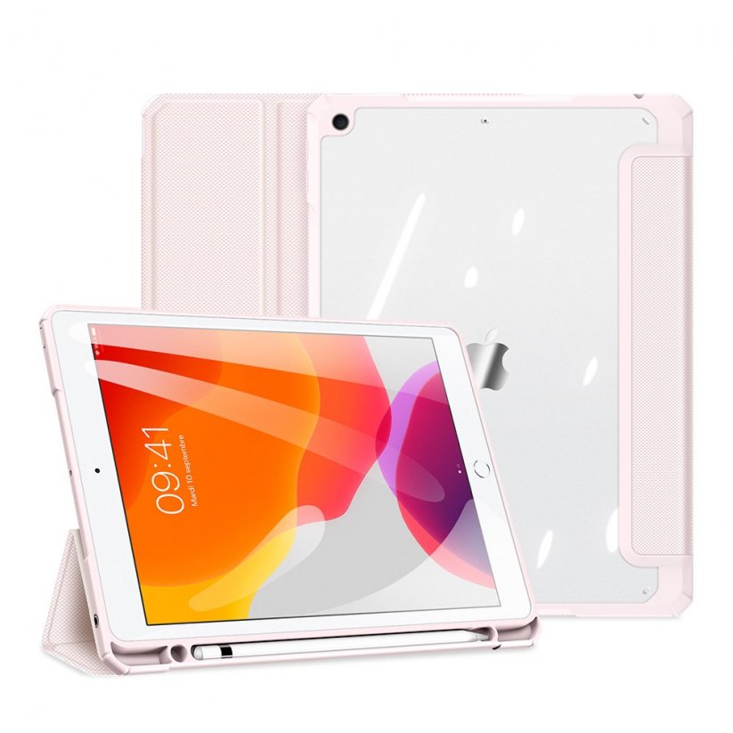 DUX DUCIS Toby Super odolný obal pro iPad 10,2" (7/8/9 gen.) a Pencil, růžový