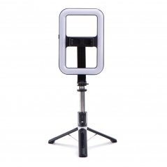 AG PREMIUM 99X Selfie teleskopická tyč se stativem, Bluetooth a LED přisvětlením, černá