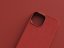NJORD Comfort+ Suede Odolný kryt se semišovými zády pro iPhone 14/15, červený