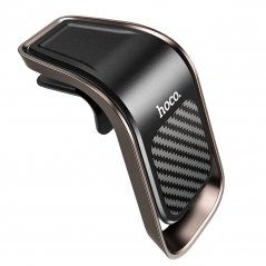 HOCO CA74 Magnetický držák na mobilní telefon do mřížky ventilace, černo-kovově šedý