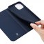 DUX DUCIS SkinPro kryt typu kniha pro iPhone 14, tmavě modrý