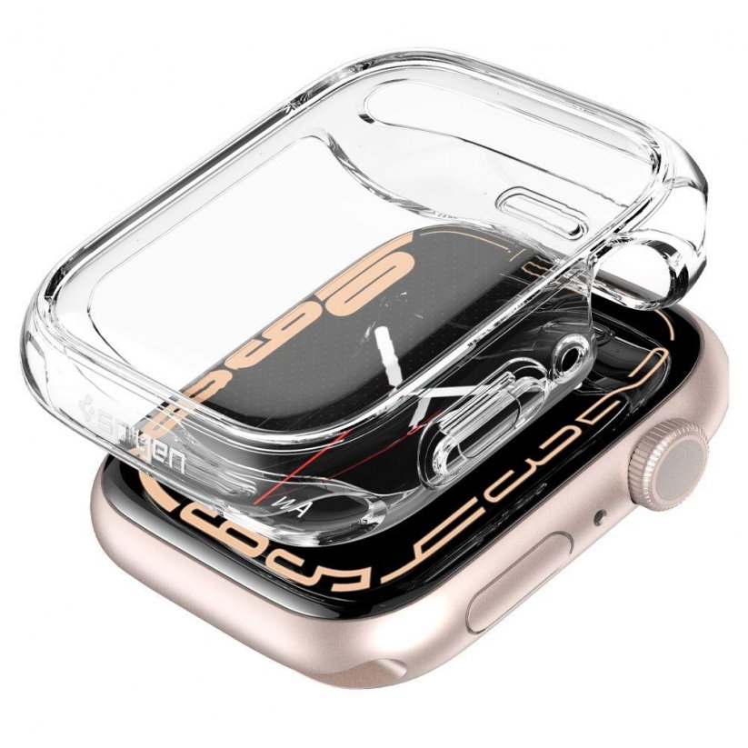 SPIGEN Ultra Hybrid Crystal Clear 360° kryt pro Apple Watch 7/8 (45mm), čirý