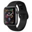SPIGEN Air Fit Band silikonový řemínek pro Apple Watch 42/44/45mm, černý