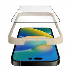 PANZERGLASS Ochranné sklo 2.5D FULL-COVER 0.4mm pro iPhone 14 Pro, montážní rámeček
