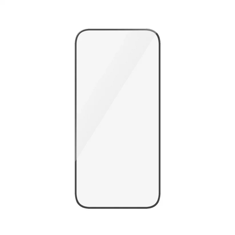 PANZERGLASS Ochranné sklo 2.5D FULL-COVER 0.4mm pro iPhone 15, montážní rámeček