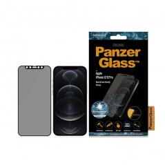 PANZERGLASS Ochranné sklo 2.5D FULL-COVER 0.4mm pro iPhone 12/12 Pro, Privacy, AntiBacterial