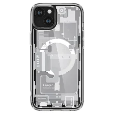 Spigen Ultra Hybrid Mag pouzdro s MagSafe pro iPhone 15 - bílé (Zero One design)