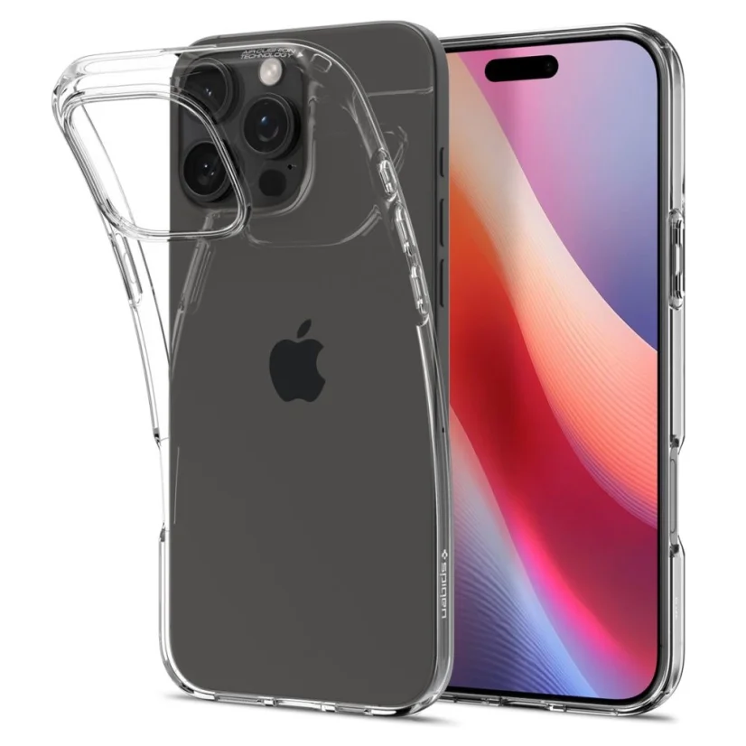 Pouzdro Spigen Liquid Crystal pro iPhone 16 Pro - čiré