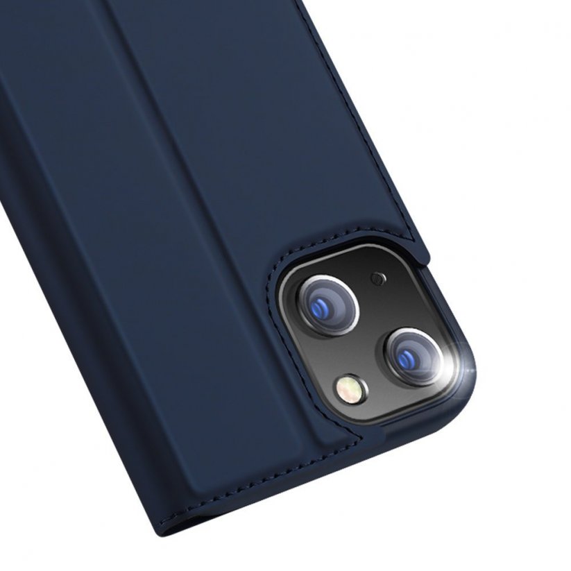 DUX DUCIS SkinPro kryt typu kniha pro iPhone 13 Mini, modrý