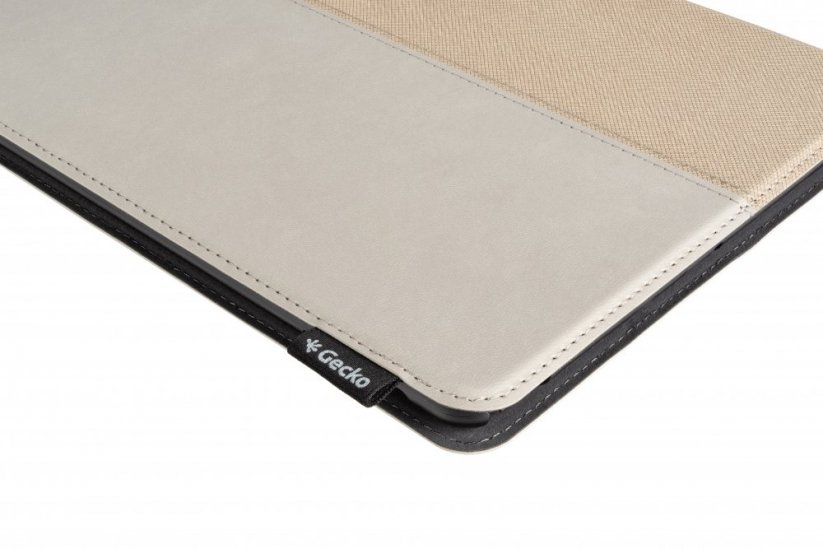 GECKO Easy-Click 2.0 Cover Kožený obal pro iPad 10,2" (7/8/9 gen.), béžový