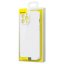 BASEUS ARYT000402 Liquid Gel Case Prémiový silikonový kryt pro iPhone 13 Pro, bílý