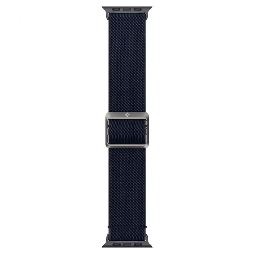 SPIGEN Fit Lite Strap Flexibilní textilní řemínek pro Apple Watch 42/44/45/49mm, tmavě modrý