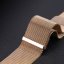 DUX DUCIS Strap Milanese Magnetický kovový řemínek pro Apple Watch 38/40/41mm, růžovo-zlatý