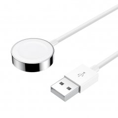 JOYROOM S-IW001S Magnetický nabíjecí USB kabel (nabíječka) pro Apple Watch, 1,2m, bílý