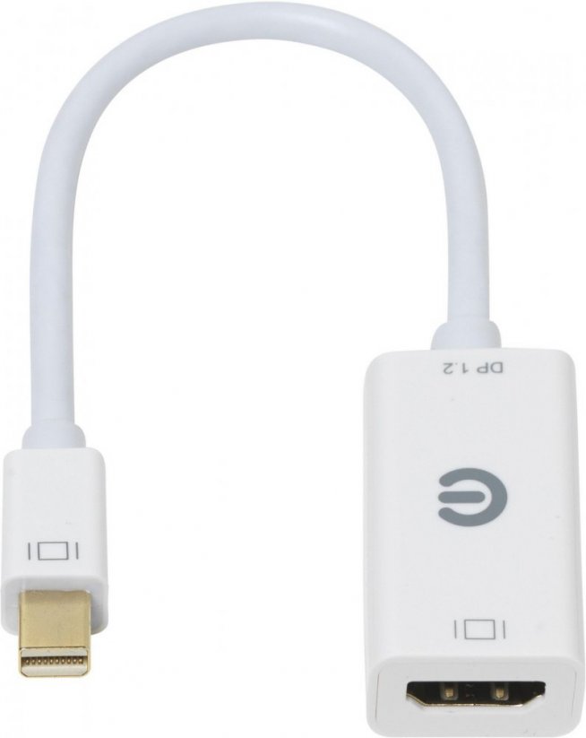 ESTUFF ES607801 Redukce Mini DisplayPort na HDMI pro starší MacBooky, bílá