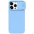 NILLKIN CamShield Silky Ultra odolný kryt s krytkou kamery pro iPhone 15 Pro, modrý