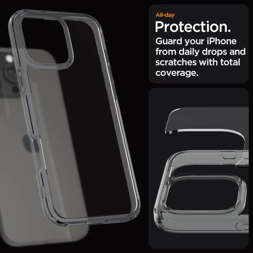 Pouzdro Spigen Ultra Hybrid pro iPhone 16 Pro Max - čiré