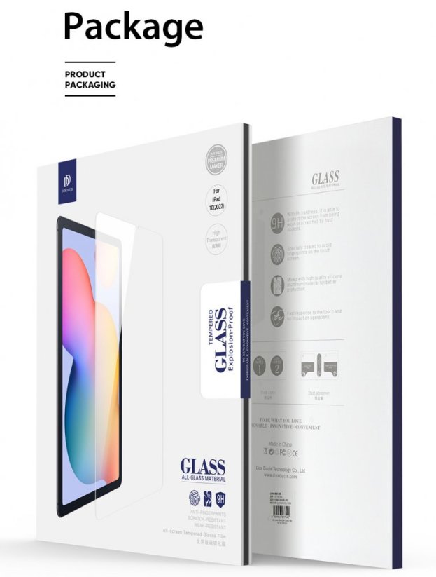 DUX DUCIS Ochranné sklo 2.5D FULL-COVER 0.33mm pro iPad 10,9" (10.gen., 2022), čiré