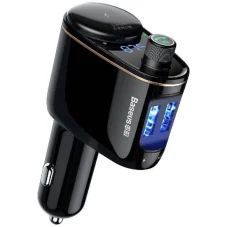 Baseus S-06 Bluetooth/USB FM transmitter do auta - černý