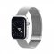 DUX DUCIS Strap Milanese Magnetický kovový řemínek pro Apple Watch 42/44/45/49mm, stříbrný