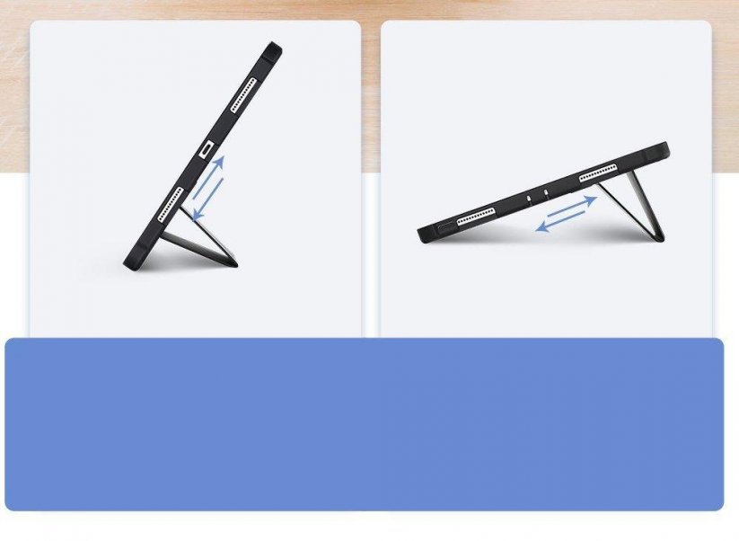 DUX DUCIS Obal s bezdrátovou klávesnicí a touchpadem pro iPad Air 10,9"/iPad Pro 11", QWERTY, černá