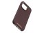 NJORD Genuine Leather Odolný kryt z pravé kůže pro iPhone 14 Pro Max, tmavě hnědý