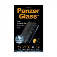 PANZERGLASS Ochranné sklo 2.5D FULL-COVER 0.4mm pro iPhone 12 Pro Max, Privacy, AntiBacterial