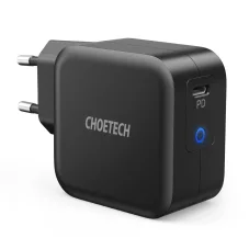Rychlonabíječka Choetech GaN USB typu C 61W 3A Power Delivery černá (Q6006)