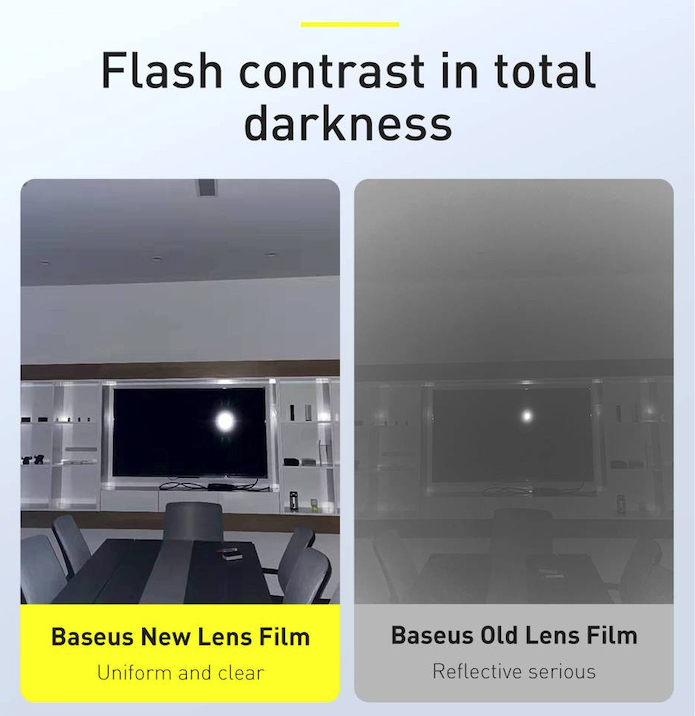 BASEUS SGAPIPH61N-AJT02 New Camera Lens - Ochranné sklo pro kamery iPhone 12, 2-pack