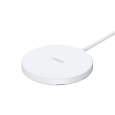 REMAX RP-W30 Bezdrátová magnetická (MagSafe) nabíječka s USB-C kabelem, 15W, 1m, bílá