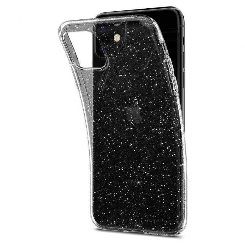 SPIGEN Liquid Crystal Glitter Tenký kryt se třpytkami pro iPhone 11, čirý