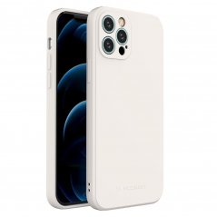 WOZINSKY Color Case Silikonový odolný a pružný kryt pro iPhone 13 Pro, béžový