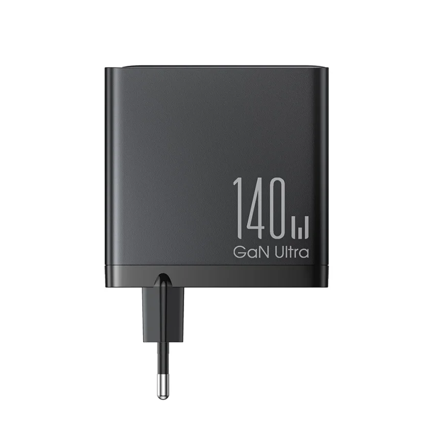 GaN 140W 3 x USB-C / USB-A Joyroom rychlonabíječka JR-TCG05EU - černá + USB-C - USB-C 240W 1,2m kabel